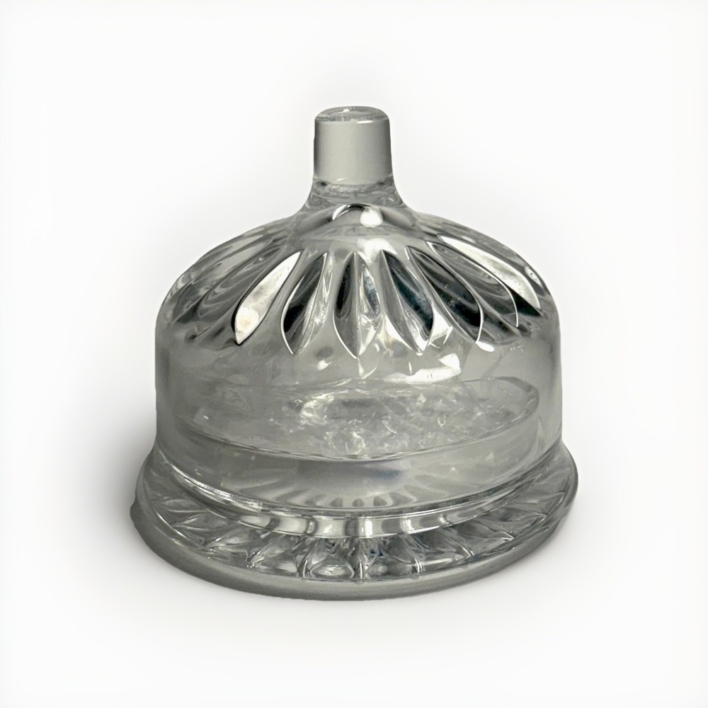 Nachtmann W. Germany Crystal Butter Dish w/ Lid 4" Bleikristall Starburst w/ Lid